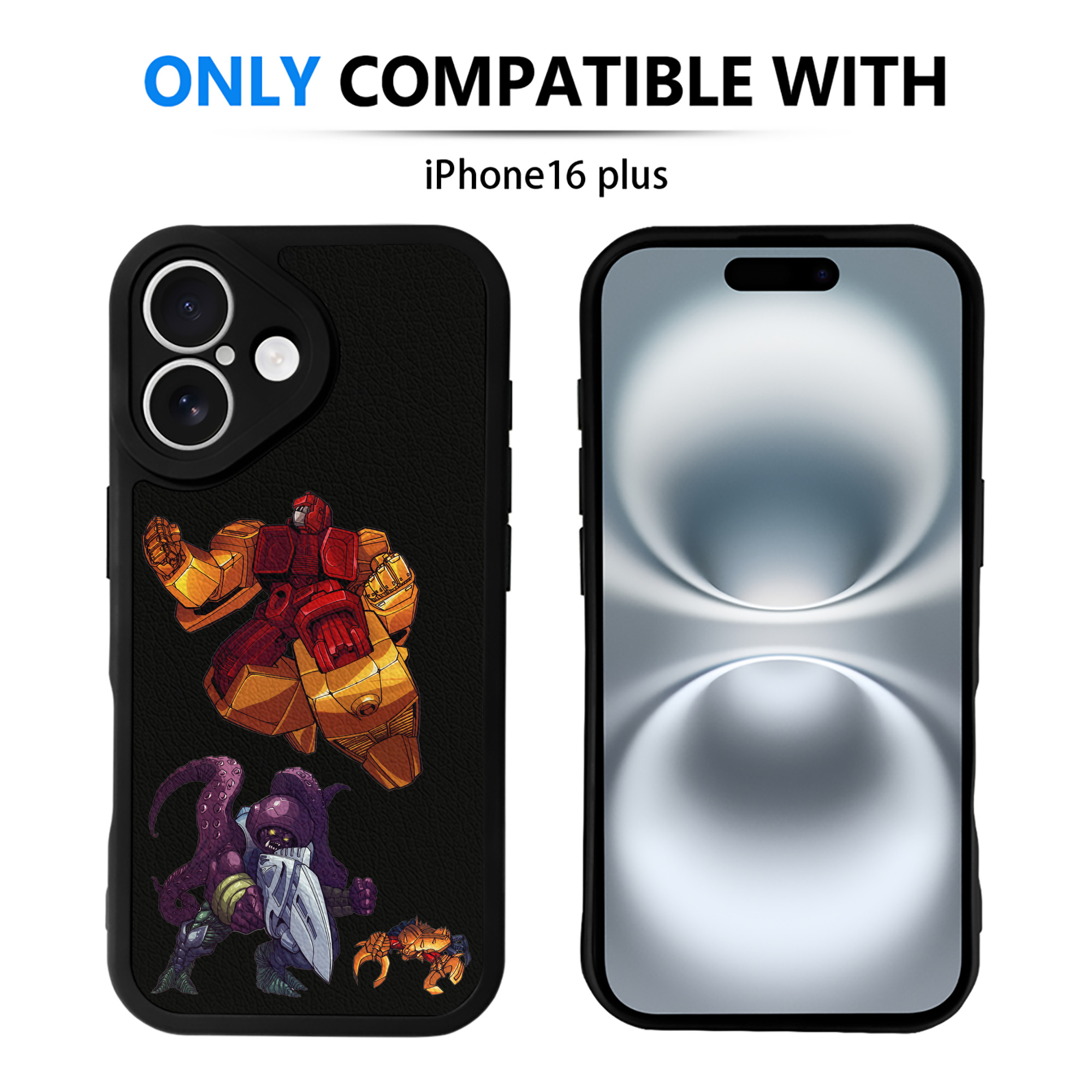（画像用）  【iPhone 16シリーズ対応】シリコンスマホケース（レザー調） 材質：シリコン